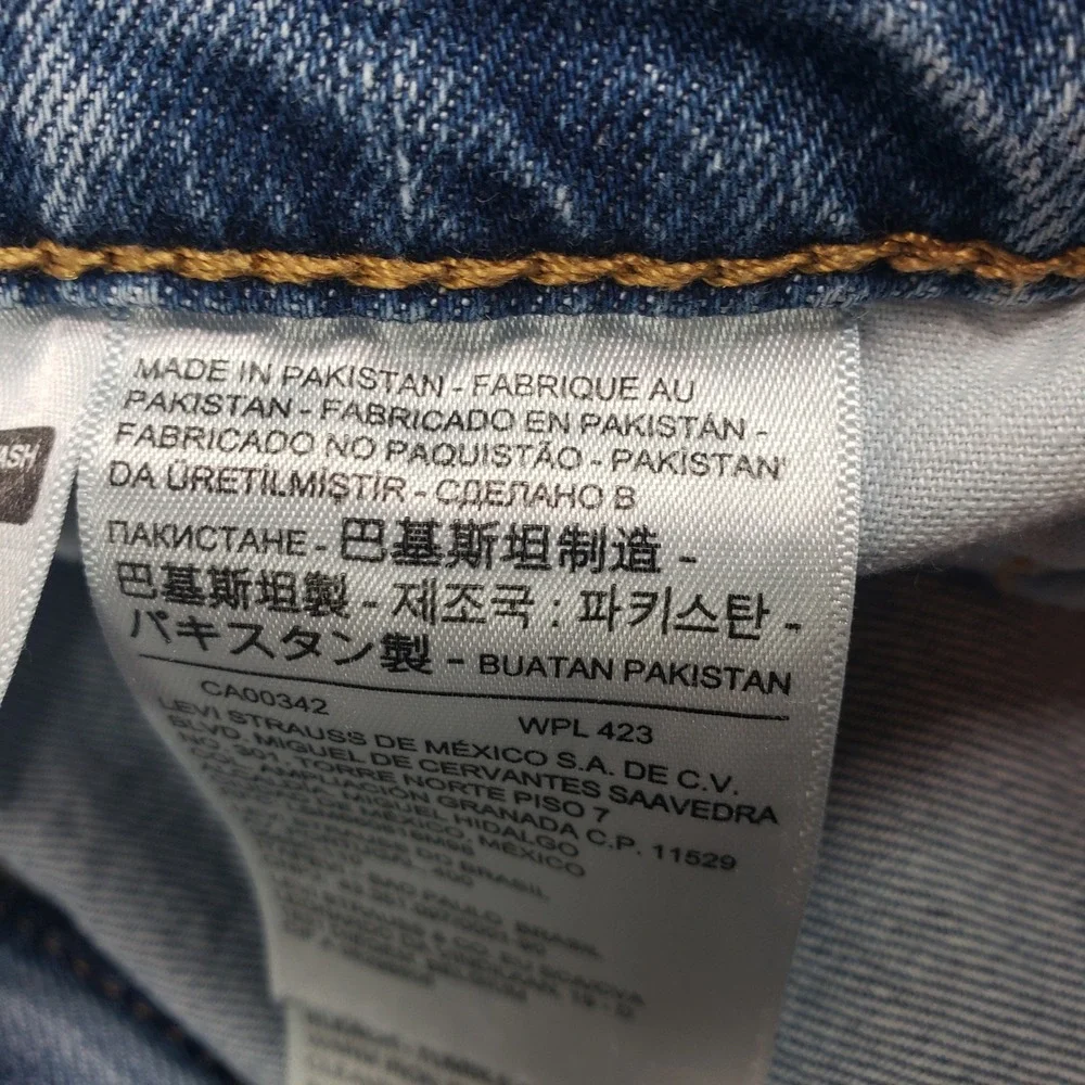 Levi's Mens 514 Straight Leg Jeans 33x32 Medium Wash Blue Denim